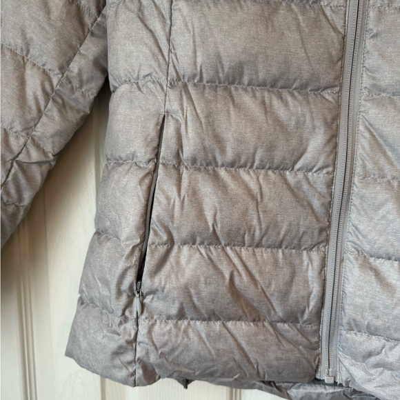 Eddie Bauer Grey Down Puffer Jacket - Picture 2 of 4